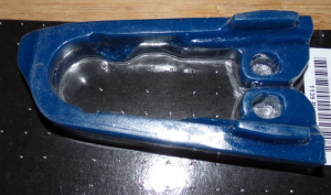 SUZUKI LTR450, LTR 450 FRONT SWINGARM CHAIN GUIDE SLIDER GUARD 06-09,BLUE BUFFER