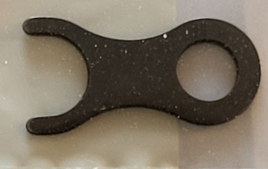 HONDA TRX450R, TRX450ER OIL STRAINER PICKUP TUBE RETAINING PLATE 15434-MEB-670