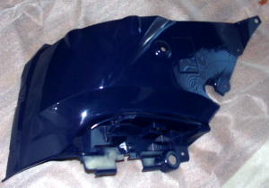 HONDA RINCON 650,680,EASTERN BLUE RIGHT REAR FENDER,SPLASH GUARD 80100-HN8-000ZF