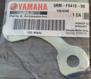 YAMAHA TTR125L, TTR125LE TTR125 REAR WHEEL NUT LOCK TAB, PLATE 5RM-F5412-00-00