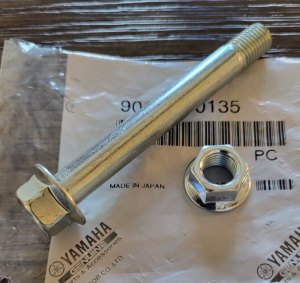 YAMAHA LOWER, BOTTOM A-ARM MOUNTING BOLT & NUT YFZ450R, YFZ450X 2009-2024