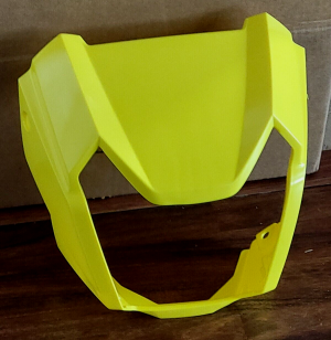 HONDA FOREMAN TRX 500 RUBICON ACTIVE YELLOW HEADLIGHT COVER, HOUSING, SHROUD