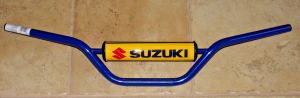SUZUKI 250 QUAD RACER LT250R, 500 QUADZILLA LT500R BLUE HANDLEBARS, SUZUKI PAD
