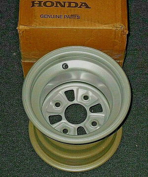 HONDA TRX250 RECON 250 TRX 250X 250EX 250SX,200X SILVER REAR STEEL 9" WHEEL,RIM