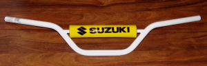 QUAD RUNNER, 230 QUAD SPORT, LTZ250, LTZ400, LTR450, WHITE HANDLEBARS,SUZUKI PAD