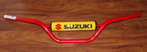SUZUKI 250 QUAD RACER LT250R, 500 QUADZILLA LT500R RED HANDLEBARS, SUZUKI PAD