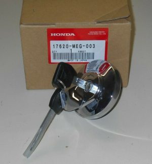 HONDA CRF250L,CRF 250L LOCKABLE CHROME GAS TANK FUEL CAP & KEYS 17620-MEG-003