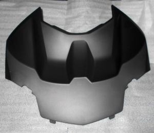YAMAHA GRIZZLY  KODIAK 700 FRONT FENDER BLACK UPPER STEERING SHAFT COVER PANEL, B16-F839R-00-00