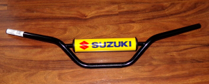 SUZUKI 250 QUAD RACER LT250R, 500 QUADZILLA LT500R BLACK HANDLEBARS, SUZUKI PAD