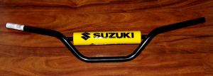 SUZUKI 250 QUAD RACER LT250R, 500 QUADZILLA LT500R BLACK HANDLEBARS, SUZUKI PAD
