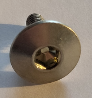 HONDA TRX450R, TRX450ER FRONT FENDER GAS TANK MOUNTING SHOULDER BOLT, ALLEN HEAD