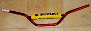 SUZUKI 250 QUAD RACER LT250R, 500 QUADZILLA LT500R RED HANDLEBARS, SUZUKI PAD