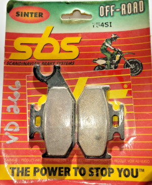 SBS BRAKE PADS 754SI, MAVERICK, OUTLANDER, DS650, COMMANDER, RENEGADE, KODIAK