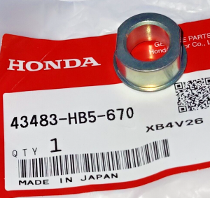 HONDA REAR BRAKE CALIPER MOUNTING PLATE STAY BUSHING, TRX 400EX, 450R, 450ER