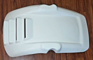 HONDA ATC250R ATC 250R 1981-1982 MAIER WHITE FRONT RED FENDER, 12030