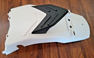 YAMAHA XT250, XT 250 WHITE REAR FENDER, SPLASH GUARD 3C5-21611-20, 2008-2025