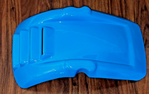 YAMAHA YTM225DX, YTM225DR YTM 225DX 225DR BLUE FRONT FENDER, SPLASH GUARD