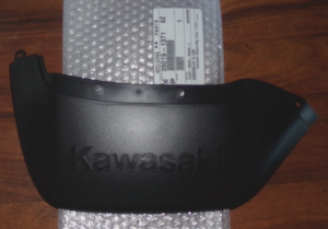 KAWASAKI PRAIRIE 650, 700 LEFT SIDE REAR FENDER BLACK MUD FLAP 35019-1371-6Z