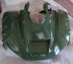 HONDA RINCON 650, 680, ADVENTURE GREEN FRONT FENDER, SPLASH GUARD 2003-2024
