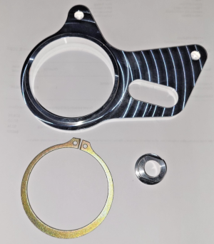 HONDA ATC250R, TRX250R,250R REAR BRAKE CALIPER ALUMINUM MOUNTING PLATE KIT 86-89