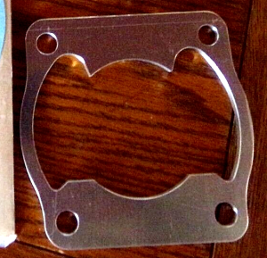 ATC, TRX 250R, ENGINE CYLINDER BASE SPACER PLATE .190 LONG ROD CONVERSION