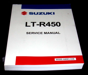 SUZUKI LT450R LTR450 450 QUAD RACER SERVICE SHOP REPAIR MANUAL, BOOK 2006-2009