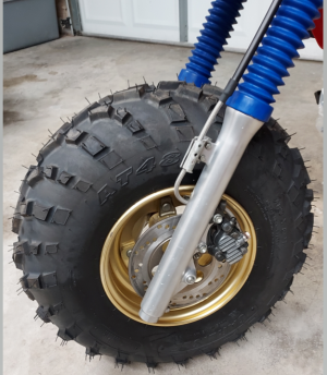 HONDA ATC 200X, 350X, 250R AT489 CARLISLE 23X8-11 3 PLY AGGRESSIVE FRONT TIRE