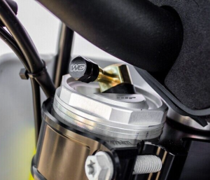 WORKS CONNECTION AIR FORK EASY FILL SWIVEL CONNECTOR, KTM, GASGAS, HUSQVARNA