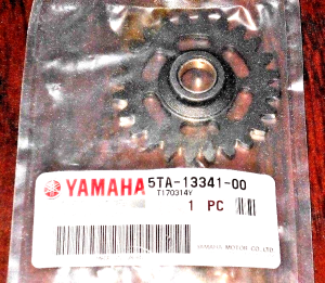 YAMAHA WR450F, YZ450F, YFZ450 ENGINE OIL PUMP IDLE GEAR 5TA-13341-00-00