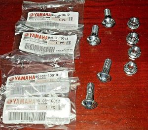 YAMAHA YFZ450 YFZ450R YFZ450X,RAPTOR 350,700 REAR SPROCKET BOLTS & NUTS X4