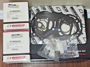 YAMAHA BANSHEE, WISECO PISTONS, WRIST PIN BEARINGS & GASKETRS KIT PK141, 65MM