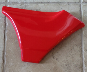 HONDA TRX 400, 450 FOREMAN RED RIGHT SIDE PANEL RECOIL, PULL STARTER COVER, 83800-HM7-A00ZC