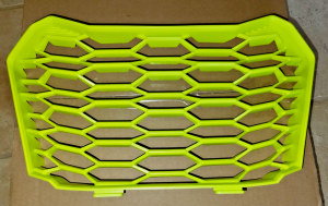 HONDA TALON 1000 STINGER YELLOW PLASTIC MESH FRONT MAIN GRILLE 61450-HL6-AA0ZA
