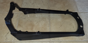 YAMAHA RAPTOR 700 BLACK ALUMINUM REAR FRAME SUBFRAME, SUB FRAME 06-24