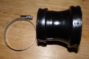 HONDA ATC 250R AIR BOX INTAKE RUBBER BOOT, OVERSIZE CARBURETOR BOOT 83-84