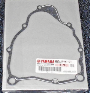 YAMAHA MAGNETO,STATOR COVER GASKET 4BD-15451-01-00,YTM 200,225DX, MOTO-4 YFM 200