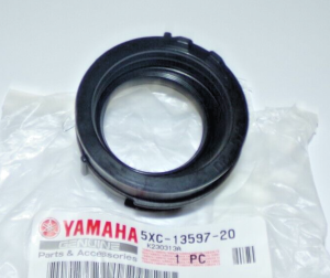 YAMAHA YZ250F, YZF250 CARBURETOR TO CYLINDER HEAD INTAKE BOOT, RUBBER FLANGE 2006, 5XC-13597-20-00
