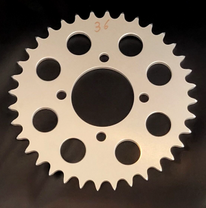 LT160 QUADRUNNER, 230 250 QUADSPORT, LT250R 250 QUADRACER 36 TOOTH REAR SPROCKET