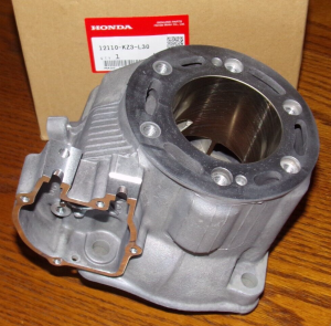 HONDA CR250, CR250R ENGINE CYLINDER HEAD (JUG) 12110-KZ3-L30, 2002-2004