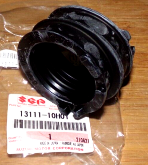 SUZUKI RMZ250 CARBURETOR TO ENGINE HEAD INTAKE BOOT, FLANGE 13111-10H01