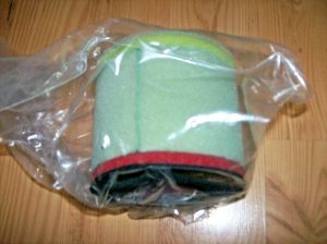 SUZUKI LT80, KAWASAKI KFX80 LT,KFX 80 PRE OILED FOAM AIR FILTER 87-06, RE-USABLE