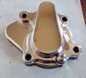 HONDA ATC250R, TRX250R 250R POLISHED BILLET ALUMINUM ENGINE WATER PUMP COVER