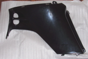 SUZUKI LTZ400, KAWASAKI KFX400 LEFT SIDE GAS TANK BODY PANEL, FENDER BLACK 03-08