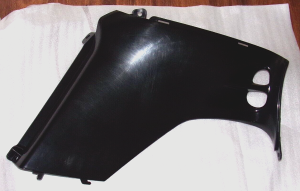 SUZUKI LTZ400, KAWASAKI KFX400 RIGHT SIDE BODY PANEL, FENDER BLACK 03-08