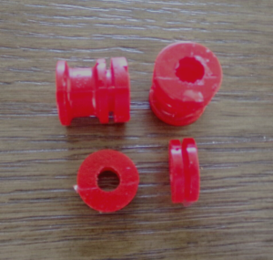 HONDA ATC 110,125M, 185S, 200X, 350X 4 PC TAILLIGHT CUSHION GROMMET MOUNTING KIT