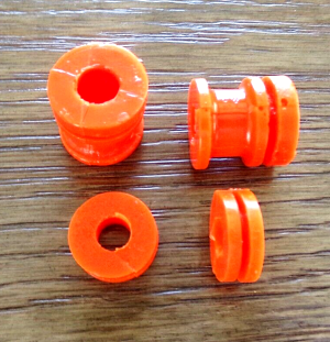 HONDA ATC 110,125M, 185S, 200X, 350X 4 PC TAILLIGHT CUSHION GROMMET MOUNTING KIT