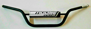 HONDA, YAMAHA, SUZUKI, KAWASAKI ATV BLACK STEEL HANDLEBARS 7/8" HIGH RISE,BLACK