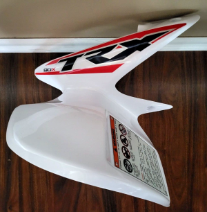 HONDA TRX90, TRX90EX, TRX90X LEFT SIDE WHITE FRONT FENDER 2006-2025