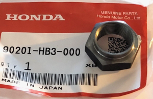 HONDA TRX 125M, 200SX, 200D, 200 FAT CAT, RECON, 250EX, 250X CLUTCH HUB LOCK NUT