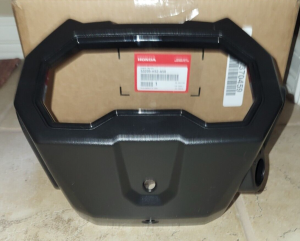 HONDA TRX700 RINCON 700 BLACK PLASTIC SPEEDOMETER COVER, 53209-HS2-A50
